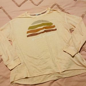 C&C burnout long sleeve top size L